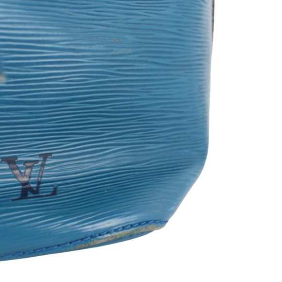 LOUIS VUITTON BLUE TOLDEO EPI NOE DRAWSTRING BUCKET BAG - Picture 8 of 9